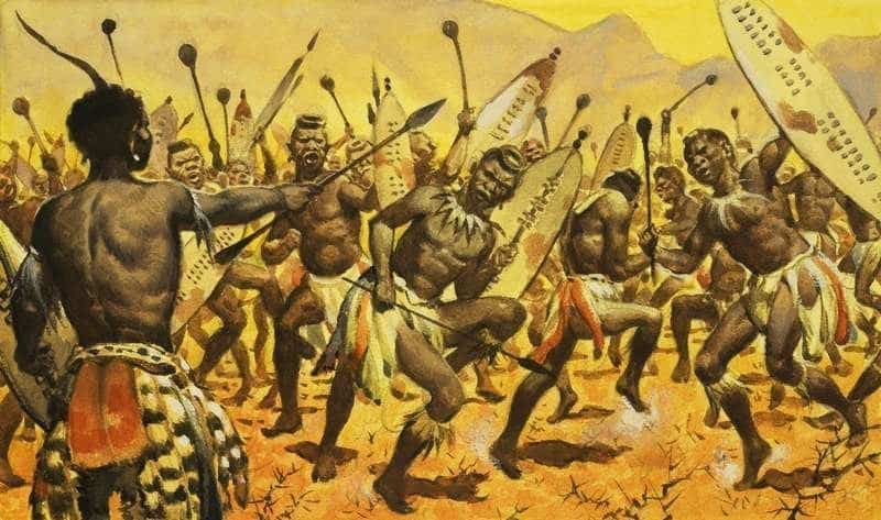 Загремела боевая песня зулусов